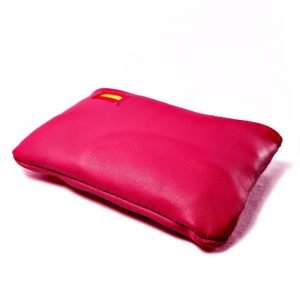 Alternative view of Monedero de piel rosa - Línea España
