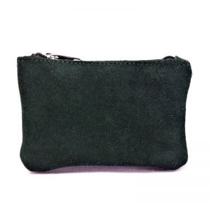 Alternative view of Monedero de piel verde con detalle de corzo - Línea España