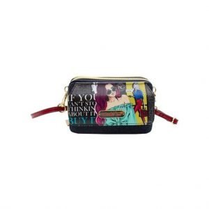 Alternative view of Cartera Multifuncional de tela vaquera estampada | Nicole Lee
