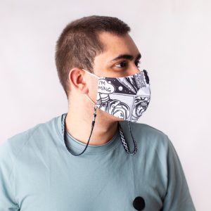 Alternative view of Cuelga Mascarillas de Cordón Bordado