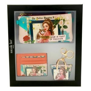 Pack cartera, monedero y tarjetero Love Cat | Nicole Lee