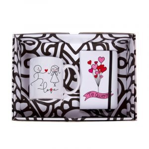 Pack regalo taza y libreta “TAKE MY LOVE”