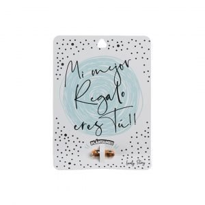 Tarjeta de regalo con semilla de planta "MI MEJOR REGALO ERES TÚ" | Lovely Story