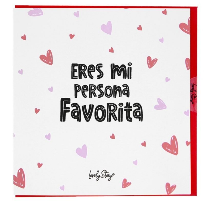 Tarjeta de felicitación "ERES MI PERSONA FAVORITA" - Imagen 1